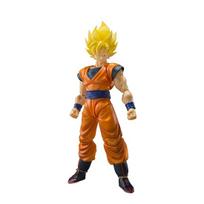 TAMASHII NATIONS S.H.Figuarts Dragon Ball Z Super Saiyan Full Power Son Goku, Approx. 140mm, PVC & A B08S7KVHMP multi