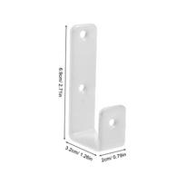 1Set Reliable Bunk Bed Ladder Hook Bracket Iron Construction Smooth Coated Finish for Home Dorm Bunk Bed Ladder Support balta