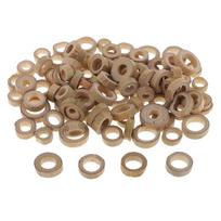 100 Pieces Rustic Wood Slices Rings Circles Country Bulk Natural for brown