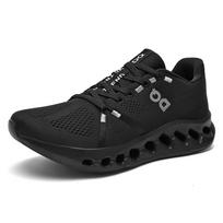 Fashion, light and comfortable cushioning hollow bottom breathable mesh sneakers men's outdoor low-top running shoes 43 juoda
