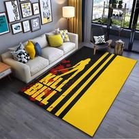 Kill Bill Themed Carpet  suitable as a non-slip mat for the living room or bedroom sofa 150x220cm(59x86in)