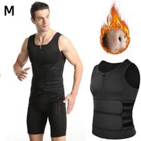 Mens Sweat Sauna Vest With Front Zipper Double Adjustable Belts And Heat Trapping Fabric Perfect For Gym Workout Body Shaping A2
