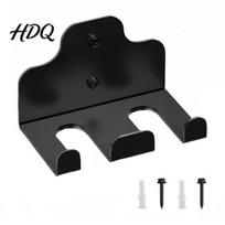 Steel Barbell Organizer Wall Mount Durable Holder Construction Easy Load-bearing Sturdy Storage Bracket Installation Rack black
