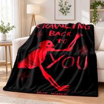 Arctic Monkeys Flannel Throw Blanket Soft Warm Cozy For Sofa Bed Indoor Home Bedroom Use 100cmx150cm