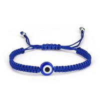 Lucky Eye Blue Evil Eye Charms Apyrankė Raudona Sriegis Virvė Pora Draugystės Apyrankė Moterys Vyrai Rankų darbo palinkėjimas Papuošalai Dovana blue