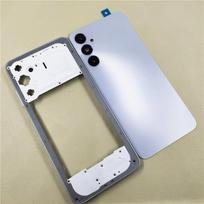 Full Housing For Samsung Galaxy A05S SM-A057F Middle Frame + Battery Cover Back Rear  Housing Case With Camera Lens juoda