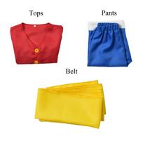 Helovino Anime M-Monkey D Luffy Pilnas Rinkinys Cosplay Kostiumas Berniukams Karnavaliniai Drabužiai Vaikai Šiaudinė Skrybėlė Kailis Kelnės Diržas Kostiumas Kids 130cm blue