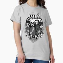 skull design pod art Classic T-Shirt XL gray