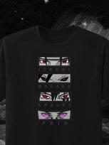T-Shirt Anime Naruto Eyes 4XL black