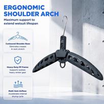 Vented Diving Rack Foldable Surfing Suit Hanger Drysuit Dive Boots Shoes Hanger  for Wetsuit juoda