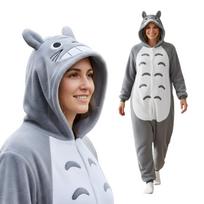 Onesie Kigurumi Pajamas Totoro Costume : 145 - 155Cm gray