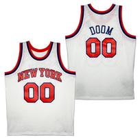 MF DOOM New York 00 Hip‑Hop Retro Basketball Jersey Men Tank Top Breathable Mesh Streetwear Round Neck Rap Music Casual Tops S
