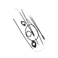 BMX Gyro Brake Cables Front Rear Upper Lower Set Accessories Parts Components Gear Spinner black