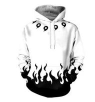 Cross Anime Naruto 3D Print Men's Hoodie & Pants Set - Casual Couple Outfit 5XL white
