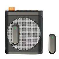 Mini Rechargeable Voice Amplifier Rechargeable Wireless Magnetic Microphone 2 Mic Bluetooth Lavalier Microphone Classroom Bluetooth Speaker juoda