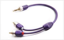FURUTECH ADL Audio Grade Stereo Mini Jack to RCA 1 i-Device Cable, 3.5mm Cable, 5.0m, Cable, ID35R5.0
