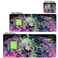 Pink Cute Mouse Pad Office PC Anime Cartoon Game Cabinet Keyboard Mousepad Laptop Gaming Accessories Kawaii Desk Mat Xxl Carpet Small 180x220x2mm black