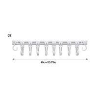 No Punching Adhesive Sliding Hook Sliding Rail Strong Adhesive Storage Rack Hook Drilling-Free Kitchen Door Hanger