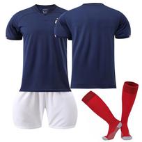 22/23 France Home Jerseys Vaikiškų futbolo treniruočių kostiumų rinkinys 28