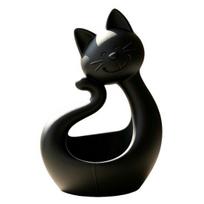 Cat Shape Jewelry Tray 3D Printed Storage Tray, Matte Finish Decorative Desktop Minimalist Home Decor Durable PLA Ornament for Bedroom Dressing Table juoda