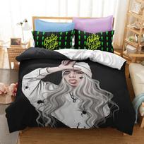 Teens Billie Duvet Cover Set Bedding Set Comforter Cover Machine Washable for Bedroom Decor Children Teens Birthday Gifts 70x133cm 2pcs