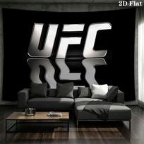 UFC Sieninis gobelenas, estetiškas margintas audinio pledas, tinkamas miegamajam, svetainei ir namų dekoravimui. 100cm x 150cm white