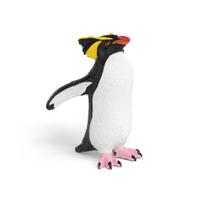 SCHLEICH Wild Life Rockhopper Penguin Realistic Animal Toy Figure for Kids Aged 3+, Model 14932 white