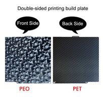 For Elegoo Centauri Carbon 2 Build Plate PEO PET PES PEI Plate Spring Steel Sheet Smooth Textured Hotbed Double Sided PEI Sheet 260x271mm