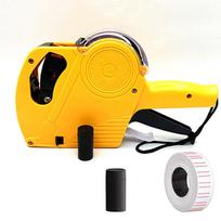 Price Tag Gun Price Labeller With Labels Introductory Package Price Tag Sticker Ink Roll F black