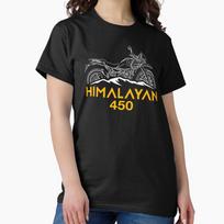 Royal Enfield Himalayan 450 2023-2025 for bikers  Motorcycle Classic T-Shirt XS black