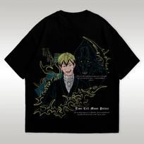 Jujutsu Kaisen Naoya Zenin vintažinis gotikinio stiliaus spausdintas marškinėlis, naujas 2026 m. vasarai, medvilnė, japoniškas anime, laisvalaikio streetwear, unisex XXXL black
