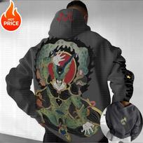 Super Saiyan Dragon Ball Vintage Autumn Men Hoodie Winter Women Oversized Hooded Sweatshirt Long Sleeve Top 2XL gray