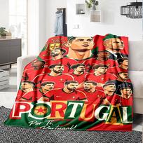 1pc Blanket - Cristiano Ronaldo Print Design,Lightweight Blanket for Sofa,Bed- Soft &Warm,Gift for All Seasons 100cmx150cm