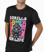Retro Style, Retro, Gorilla Lover Gaming, Funny Cool T-Shirt 4XL
