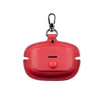 Business Leather Earphone Case for Sony WF-1000 XM5 XM4 Wireless Earbuds Protector Anti-Scratch Soft Cover Earphone Accessories For Sony WF-1000 XM5 red