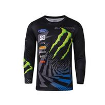 Vyriški visureigių motociklų marškinėliai Kawasaki Ghost Claw MTB lenktyniniai marškinėliai Drėgmę sugeriantys dviračių drabužiai M