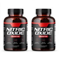 Nitric Oxide Booster with L-Arginine, L-Citrulline and Beetroot Extract – Energy, Endurance & Circulation Support – 100 Vegetarian Capsules 2 PACK