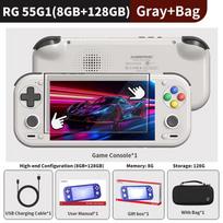 Anbernic RG 55G1 Retro Handheld Game Console 5.5 Inch Touch IPS Screen Snapdragon G1 Gen 2 Android 14 512G PSP PS2 Game RG55G1