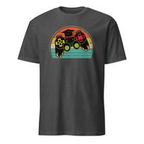Gamer Unisex T-Shirt, retro playstation controller arcade xbox video game M black