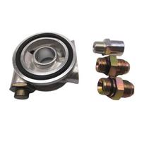 M22x1.5mm AN10 Aluminum Oil Filter Cooler Sandwich Adapter Fitting new hot