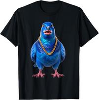 Cantina Pigeon Meme Viral AI Character Brainrot Bird Joke T-Shirt 110 blue