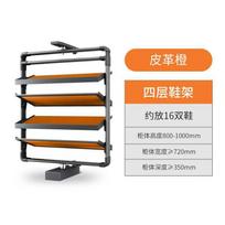 YJQ wardrobe rotating shoe rack 360 degree storage shoe cabinet large capacity aluminum alloy cloakroom telescopic push-pull