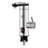 Electric Water Heater Faucet: Instant Hot/Cold, Stainless Steel, Bottom Water Inlet Design for Kitchen Stainless Steel with Leakage Protection Plug