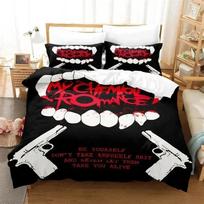 3D Printed My Chemical Romance Bedding Sets Exquisite Bed Supplies Set Duvet Cover Bed Comforter Set Luxury Birthday Gift EU Single 135x200cm