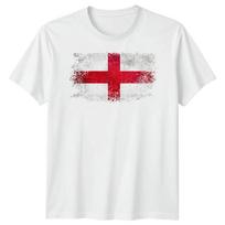 Anglija Šv. Jurgio Nudėvėtas Vėliavos Vyriškas Marškinėliai Viršus Anglijos Futbolo Unisex Marškinėliai 4XL white