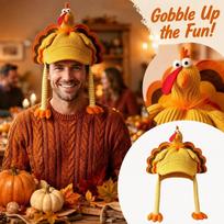 Thanksgiving Turkey Hat Creative Party Decoration, Funny Costume Accessory for Adults and Kids One Size