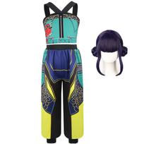 Kostiumas Vaikams zoey Dainininkė rumi Cosplay Mergaičių Suknelė Gimtadienio Šventei Helovynui Karnavalui Size130(120-130cm) blue