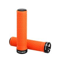 Bicycle Handle Bar Grips MTB Mountain Bike Soft Single-sided Locking Handlebar Cover Plug Rubber Non-slip Cycling Accessories