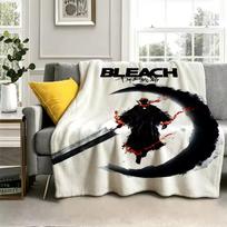 Bleach Flannel Blanket Warm Soft Halloween Christmas Couch Warm Cozy Decorative Decor Gift for All Season 150x200cm