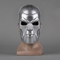 Movie Doctor Doom Cosplay Costume Mask Adult Unisex Helmet Visor Plastic Masks Accessory Headgear Halloween Carnival Props gray